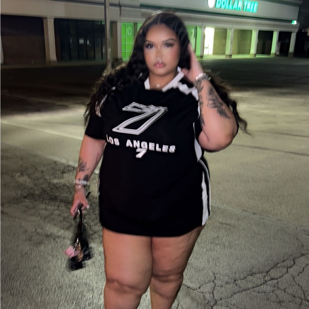 Black Graphic Women's Top